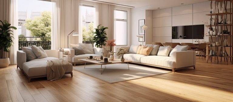 Wooden Flooring In Living Room
