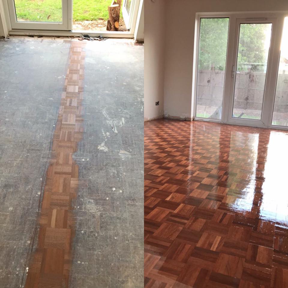 parquet wooden floor sanding